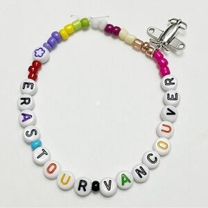 Taylor Swift Friendship Bracelet Eras Tour Vancouver with Charm